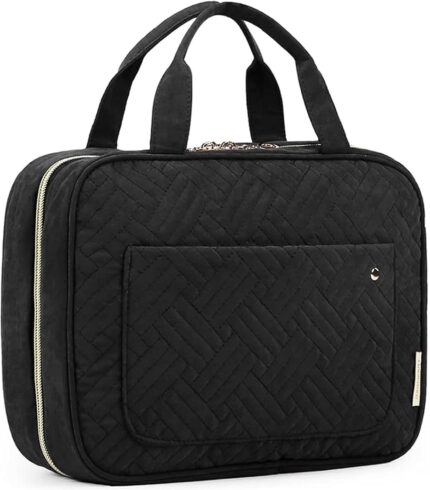 BAGSMART Toiletry Bag Travel Bag with Hanging Hook, Water-resistant