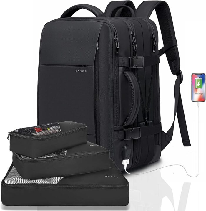 BANGE 35L Backpack, Carry On Backpack Convertible Duffle Bag Fit for