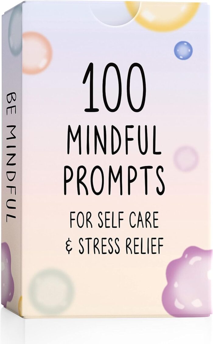 BEST 100 Mindful Prompts for Self Care & Stress Relief | Cards to