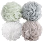 BTYMS Bath Sponge Shower Loofahs 60g Mesh Pouf Bath Scrunchies Body