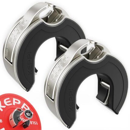 Barbell Clips, C-Shape Barbell Clamps for Weight Lifting