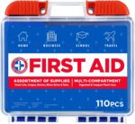 Be Smart Get Prepared 110 pc First Aid Kit: Clean, Treat, Protect