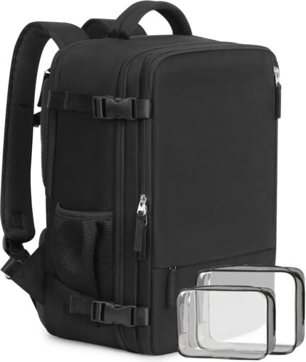 Beraliy Travel Backpack for Men Women, Large Carry On Backpack,