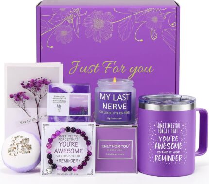 Birthday Gifts for Women, Relaxing Spa Gift Basket Set , Unique Gifts
