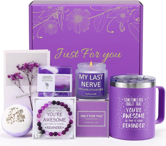 Birthday Gifts for Women, Relaxing Spa Gift Basket Set , Unique Gifts