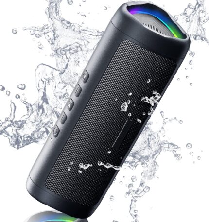 Bluetooth Speaker with HD Sound, Portable Wireless, IPX5 Waterproof,