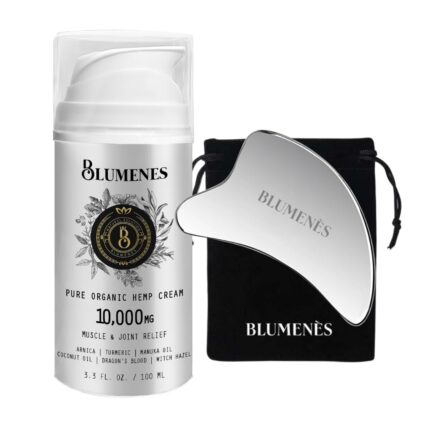 Blumenes - Traditional Gua Sha Tool & 10,000 mg Relief Cream - Post