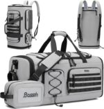 Bosstin Gym Bag for Men & Women,45L Travel Duffle Sports Duffel Bag