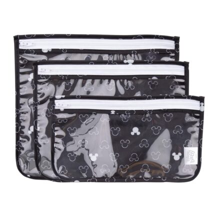 Bumkins Disney Travel Bag, Toiletry, TSA Approved Pouch, Zip Bag,