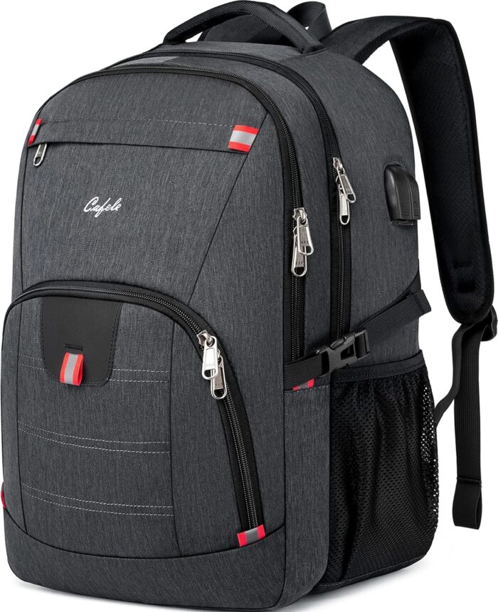 CAFELE Backpack,Waterproof Large 17in Laptop Backpack for Trip School