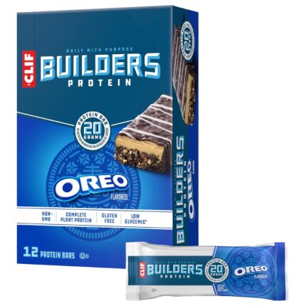 CLIF BUILDERS Protein Bars - OREO-Flavored - Gluten Free - Non-GMO -