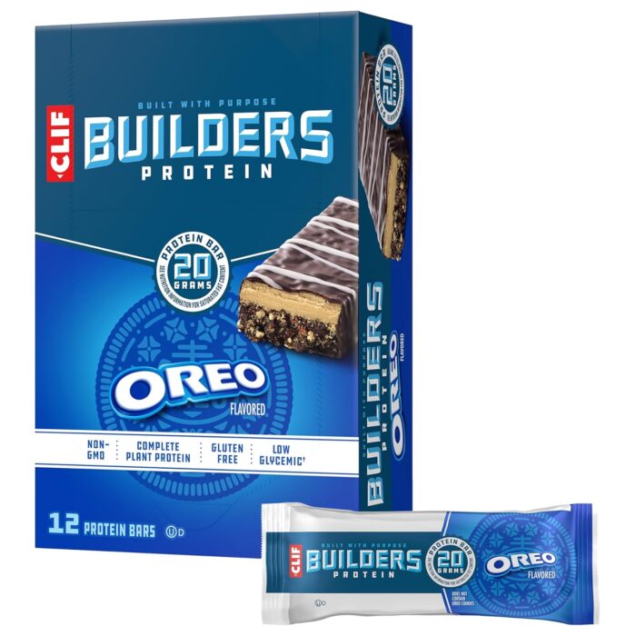 CLIF BUILDERS Protein Bars - OREO-Flavored - Gluten Free - Non-GMO -