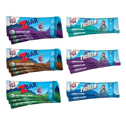 CLIF Kid Zbar and Zbar Protein - Variety Pack - Whole Grain Snack Bars