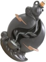 Cabilock Ceramic Backflow Incense Burner for Zen Meditation Antique