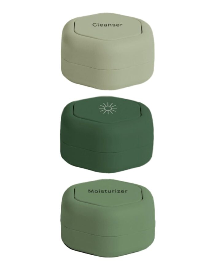 Cadence Travel Containers - Basic Skincare Set - Magnetic Travel