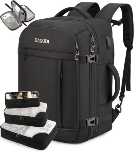 Carry On Backpack for Men Women,42L Flight Approved Travel Backpack