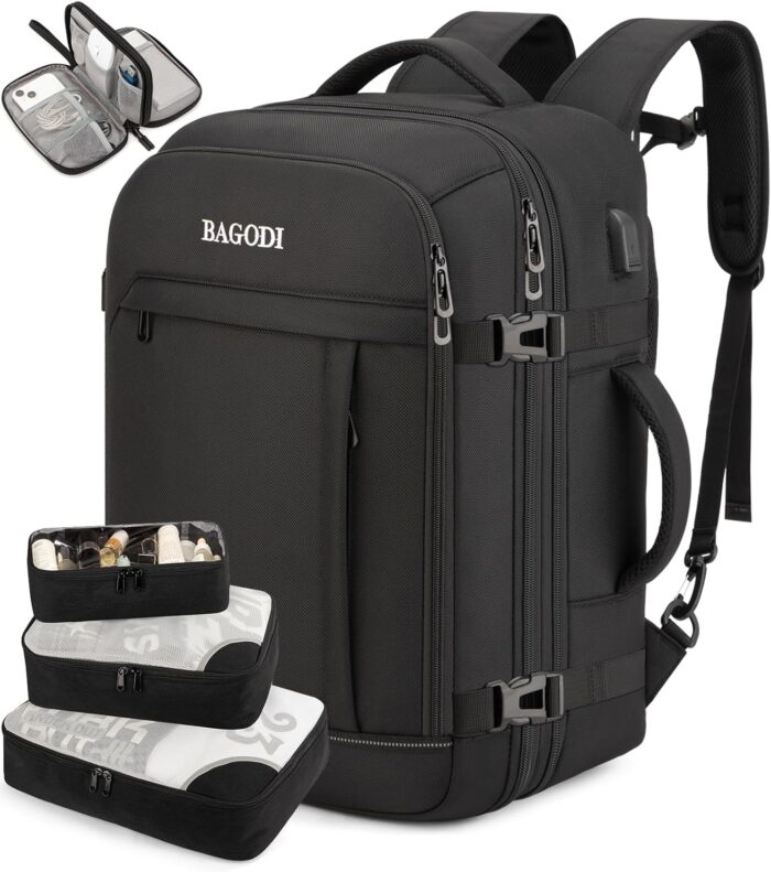 Carry On Backpack for Men Women,42L Flight Approved Travel Backpack