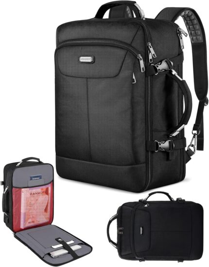 Carry on Backpack, 40L Flight Approved Large Travel Laptop Backpack