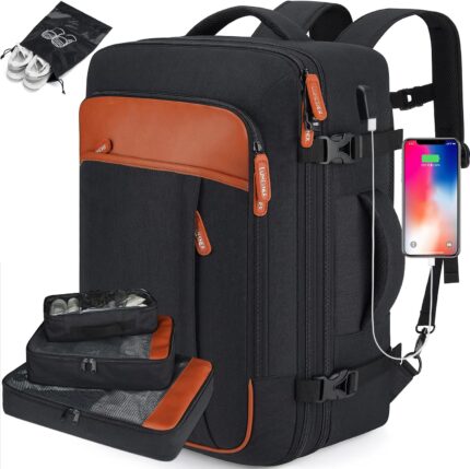 Carry on Travel Backpacks, Extra Large 40L Flight Approved for Men &