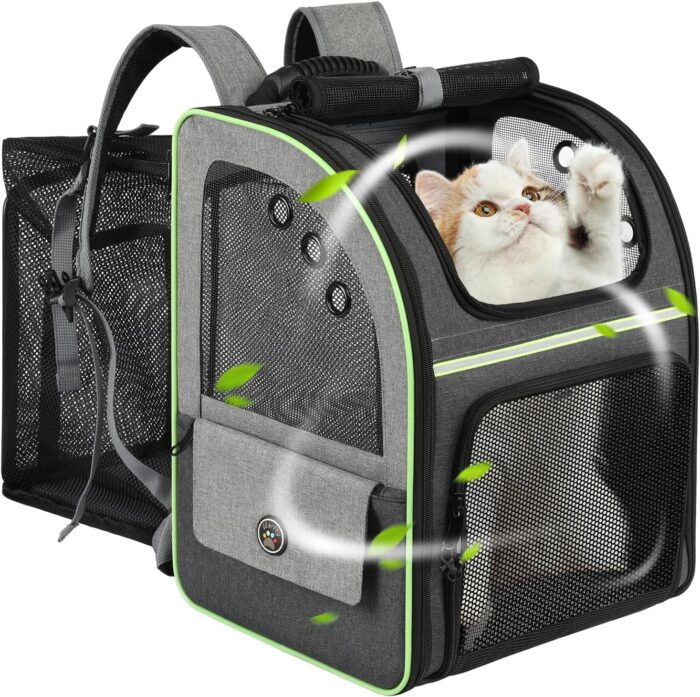 Cat Carrier Backpack, Large Cat Backpack Carrier Soft, Expandable