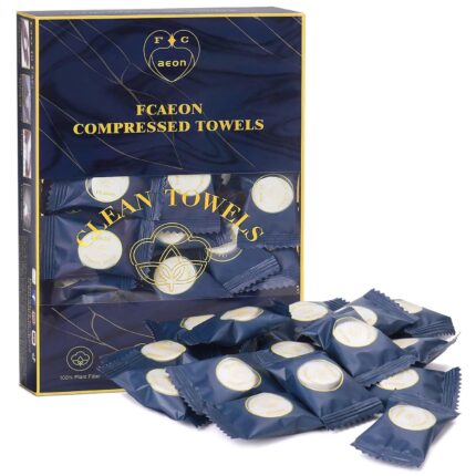 Compressed Disposable Face Towel Cleaning Kit 100pcs,Portable &