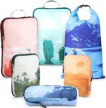 Compression Packing Cubes for Travel - Luggage and Backpack Organizer