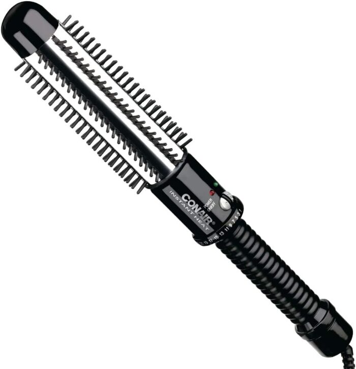 Conair Instant Heat Curling Iron Brush, 1 1/4-Inch Barrel - For Use On