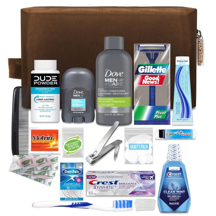 Convenience Kits International Men’s Premium 20-Piece Kit with Travel