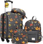 Coolife Kid’s Luggage Set 5 Piece Suitcase Set 16’’ Carry on Hardside