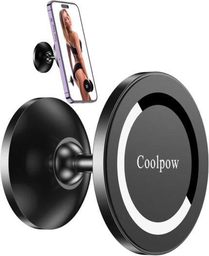 Coolpow Gym Magnetic Phone Holder Mount for MagSafe【All