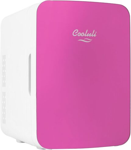 Cooluli 10L Mini Fridge for Bedroom, Car, Office Desk & Dorm -