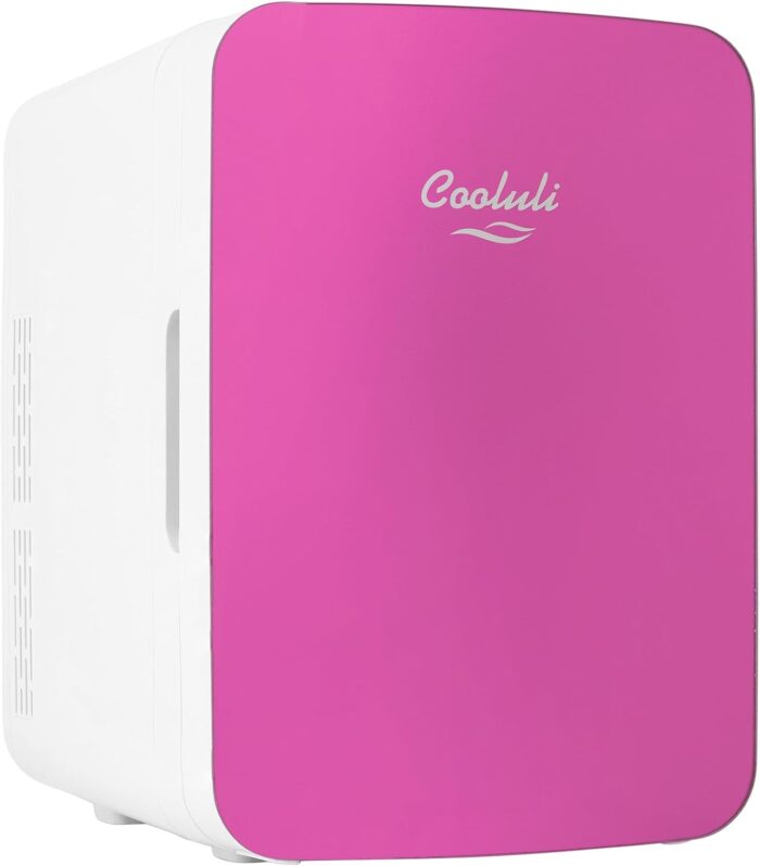 Cooluli 10L Mini Fridge for Bedroom, Car, Office Desk & Dorm -