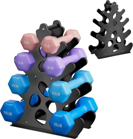 Coral-Inspired Dumbbell Rack Stand (Dumbbells Not Included),