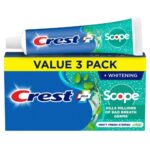 Crest + Scope Whitening Toothpaste - Pack of 3, 5.4 Oz Tubes -