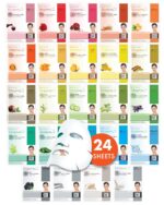 DERMAL 24 Combo Pack A Collagen Essence Korean Face Mask - Hydrating &