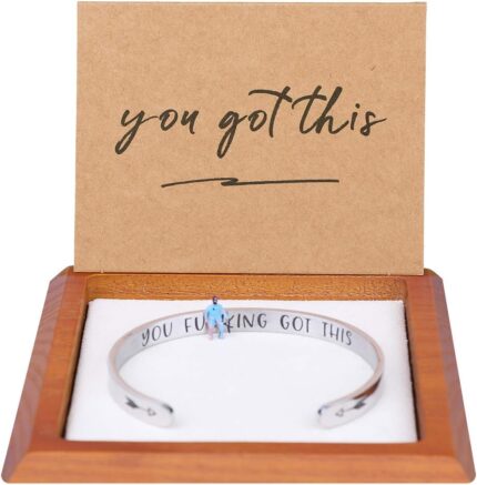 DUMBEN Hidden Message Bracelet - Meaningful gifts for Women, Great