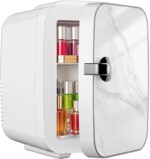DUMOS 4L Mini Fridge 6-Can Thermoelectric Cooler & Warmer Compact 110V