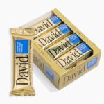 David, Protein Bar, Chocolate Chip Cookie Dough, Pack of 12 Protein