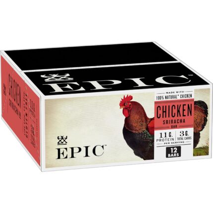 EPIC Bars, Chicken Sriracha, Keto and Paleo Friendly, Whole30