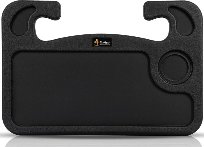 EcoNour 2 in 1 Car Steering Wheel Desk, Tray for Laptop Car Mount with