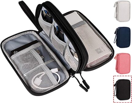 Electronics Accessories Organizer Pouch Bag, Travel Universal