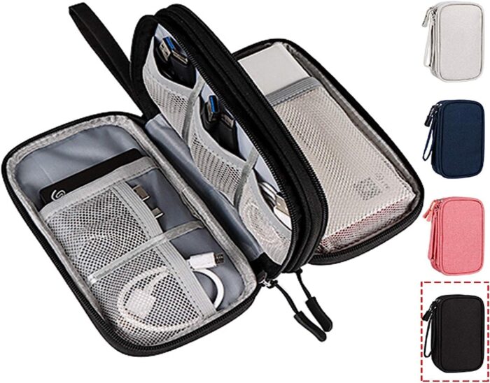 Electronics Accessories Organizer Pouch Bag, Travel Universal