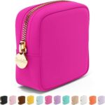 Embla Makeup Bag Travel Cosmetics Pouch and Toiletry Bag, Nylon Zipper