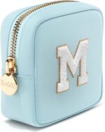 Embla Preppy Makeup Bag Travel Cosmetic Pouch, Cute Make up Case with
