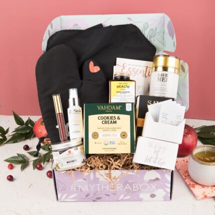 Essentials Self Care Box - Relaxation Gift Set for Women with 8