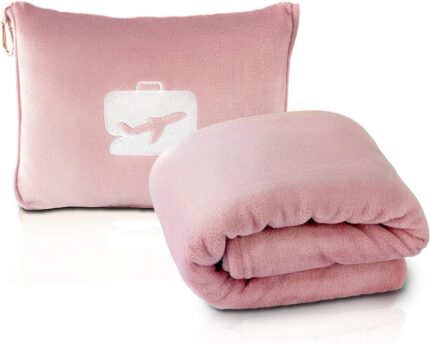 EverSnug Travel Blanket and Pillow - Ultra-Soft, Compact &