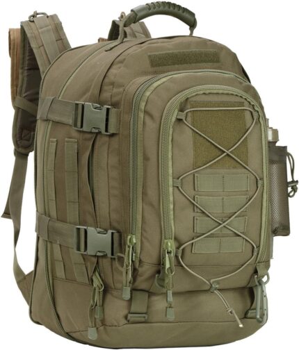Expandable 40-64L Military Tactical Backpack 3 Day Bag Hiking Gym