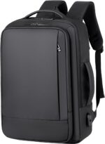 Expandable Laptop Backpack, 16 Inch Water-Resistant Bag with USB