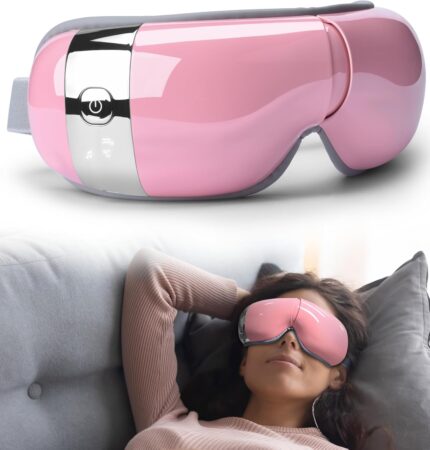 Eye Massager with Heat for Migraines - Relieve Dry Eyes, Eyestrain,