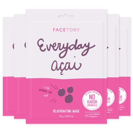 FACETORY K Beauty Face Mask Skin Care - Everyday ACAI Rejuvenating